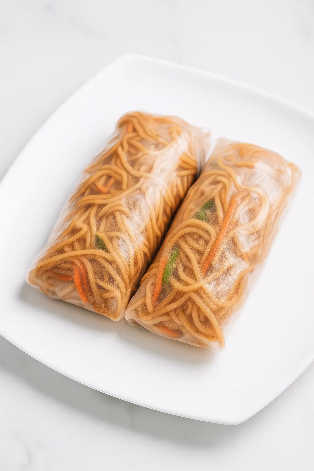 Vegan Soba Noodle Spring Rolls