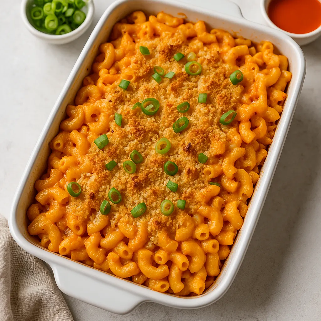Vegan Buffalo Mac & Cheese