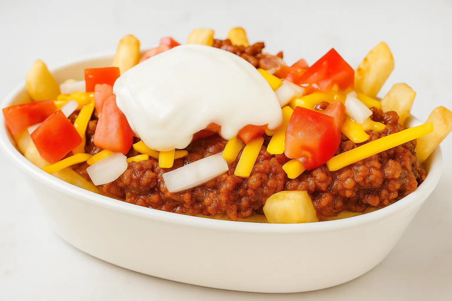 Vegan Chili Cheese Fries