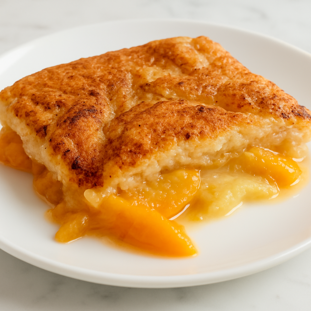 Vegan Peach Cobbler