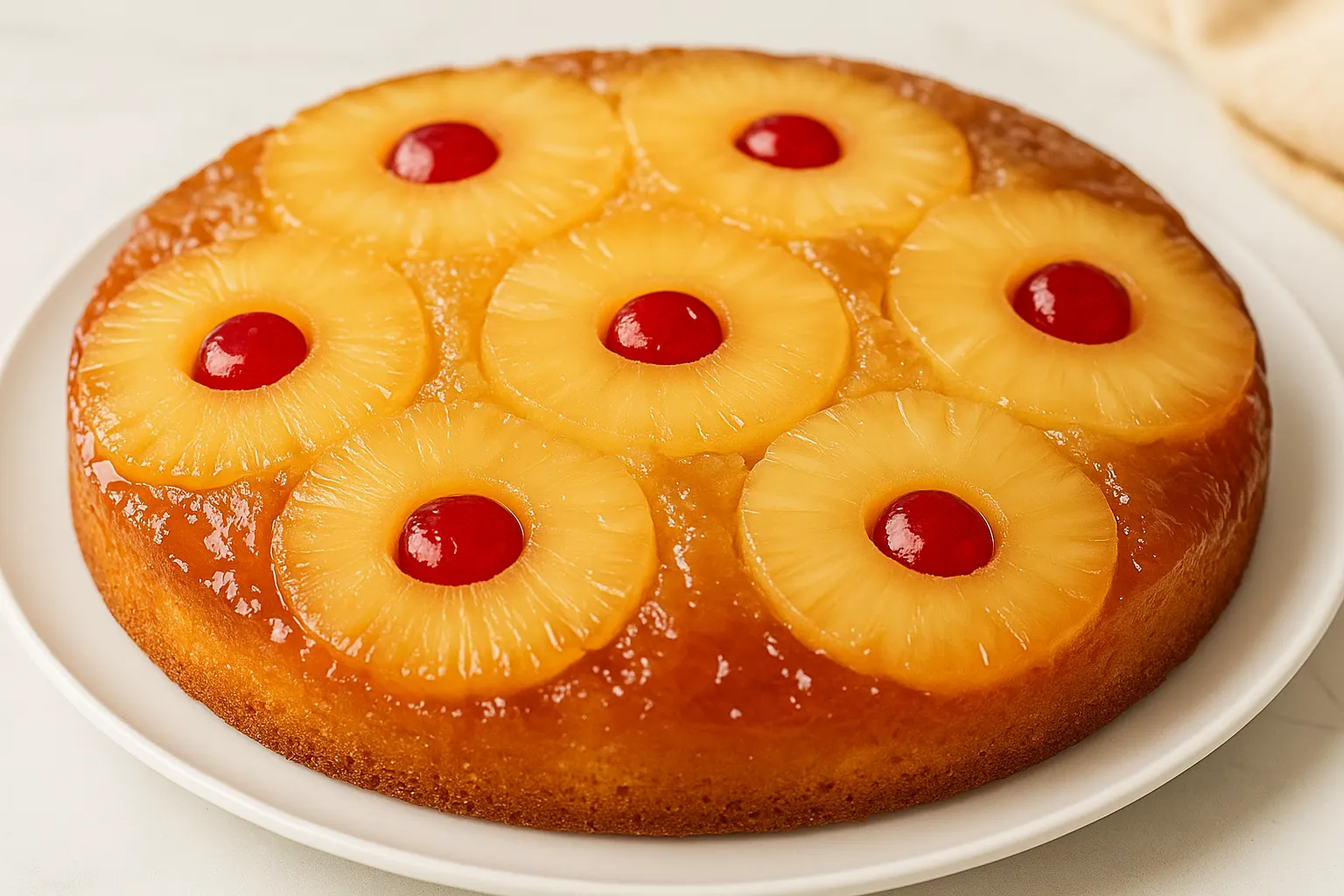 Vegan Pineapple Upside Down Cake