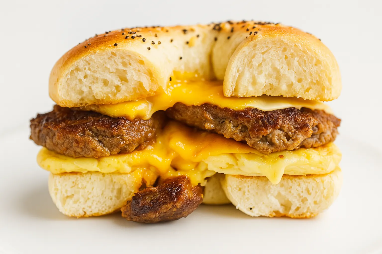 Vegan Sausage & Egg Breakfast Sandwich