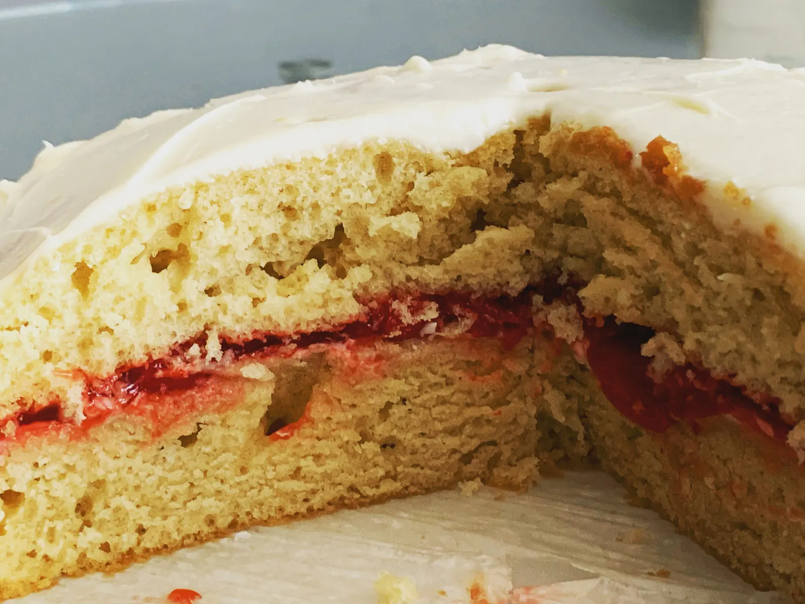 Vegan Cherry Vanilla Cake